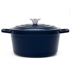 Round Casserole Dish - Blue