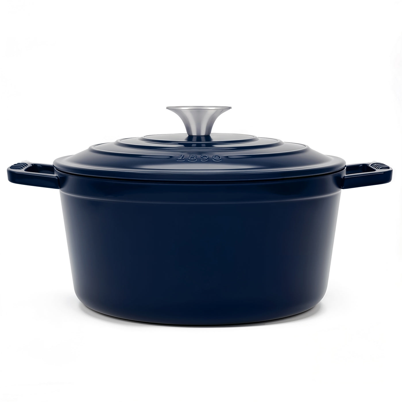 Round Casserole Dish - Blue