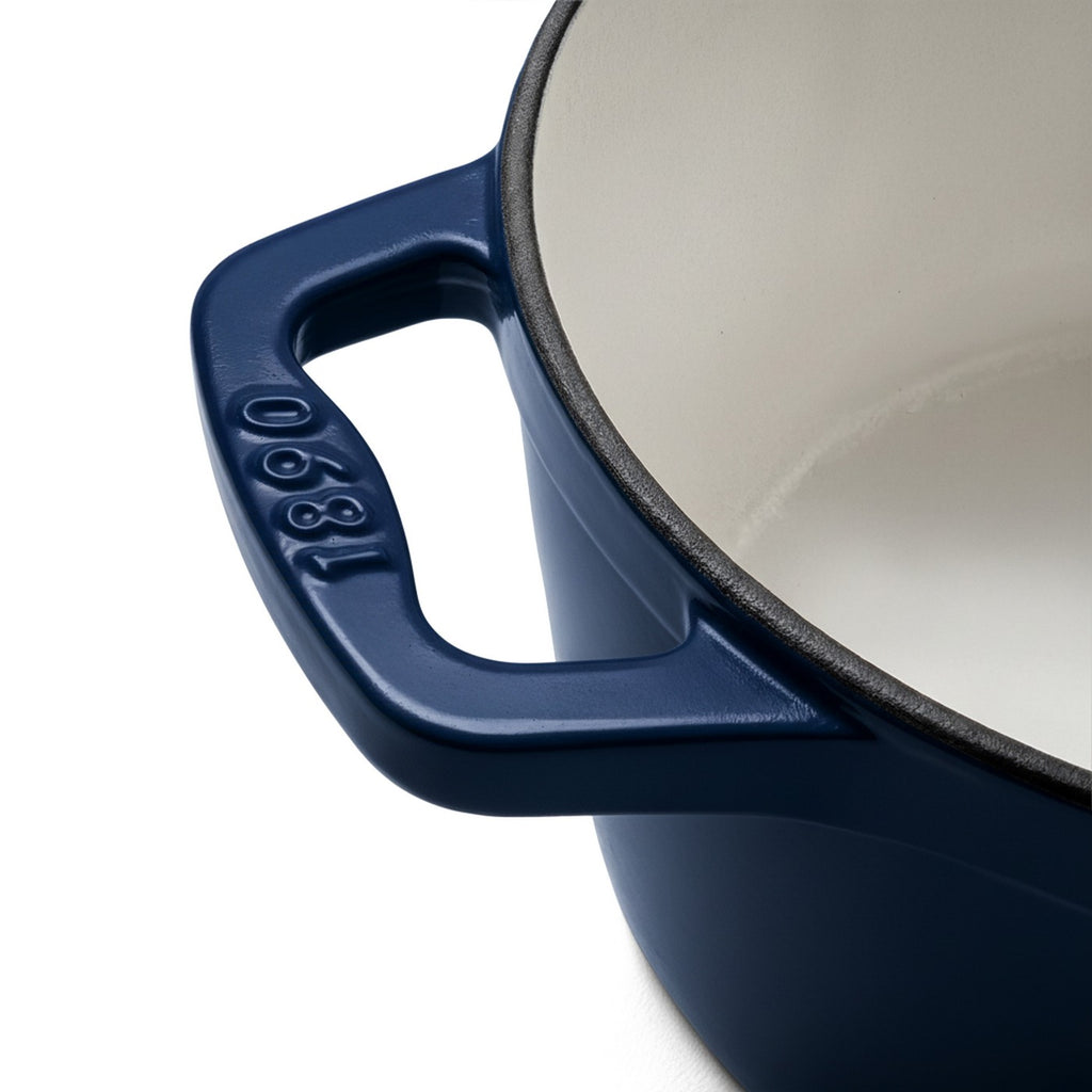 Round Casserole Dish - Blue