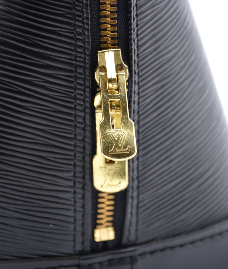 Louis Vuitton Alma Pm Epi Bolso vintage negro