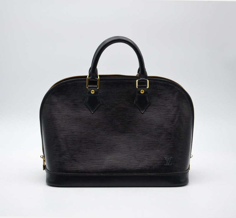 Louis Vuitton Alma Pm Epi Bolso vintage negro