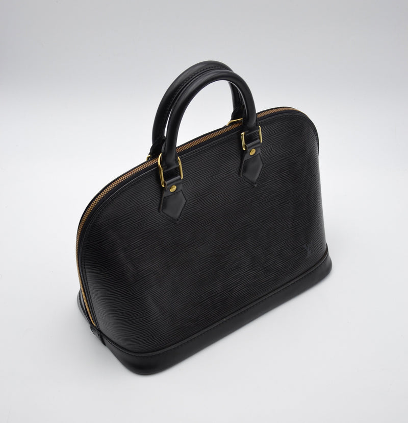 Louis Vuitton Alma Pm Epi Bolso vintage negro