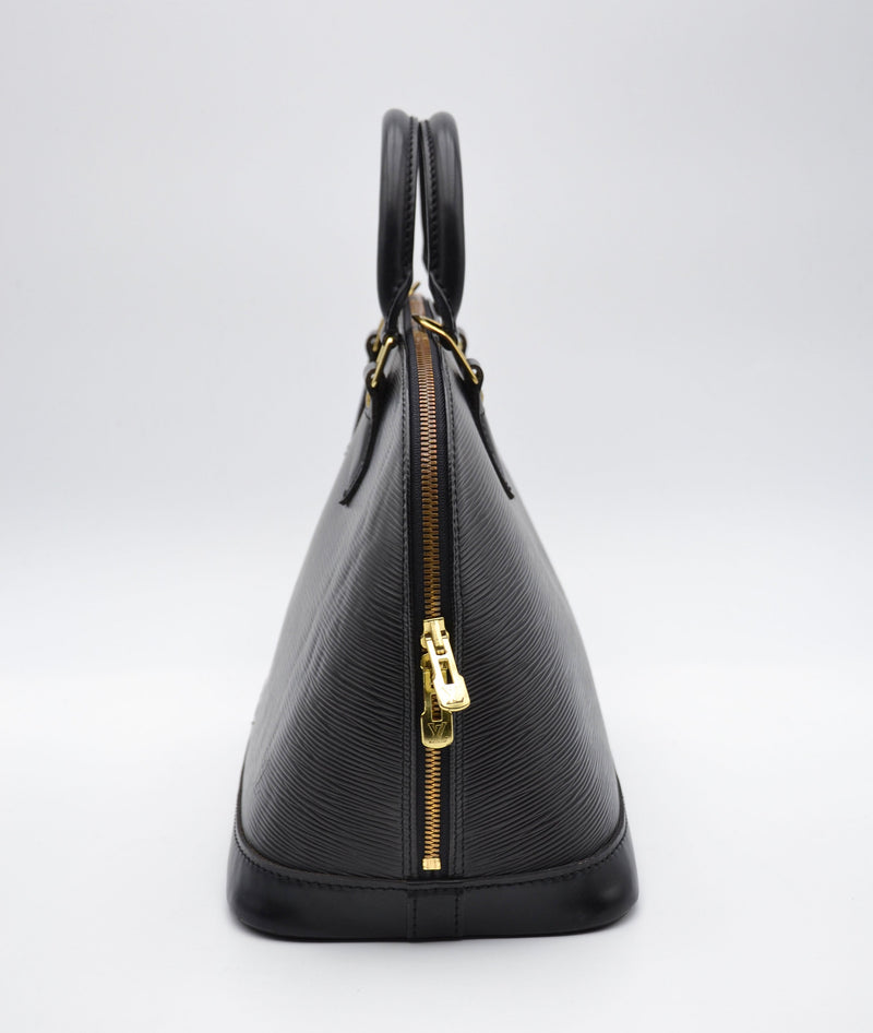 Louis Vuitton Alma Pm Epi Bolso vintage negro