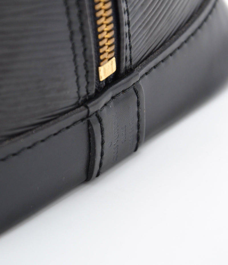 Louis Vuitton Alma Pm Epi Bolso vintage negro