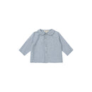 Aloe blue/white stripe blouse - Caramel selection available on amaetc.com, eco friendly concept store for children