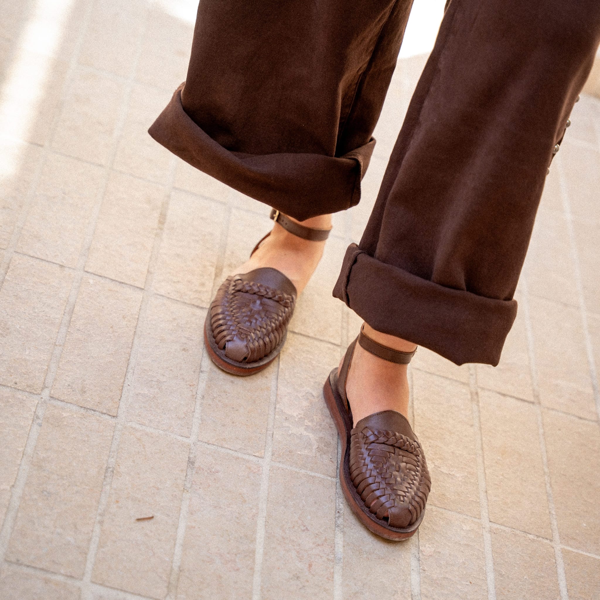 Sandales Aloha - Chocolat