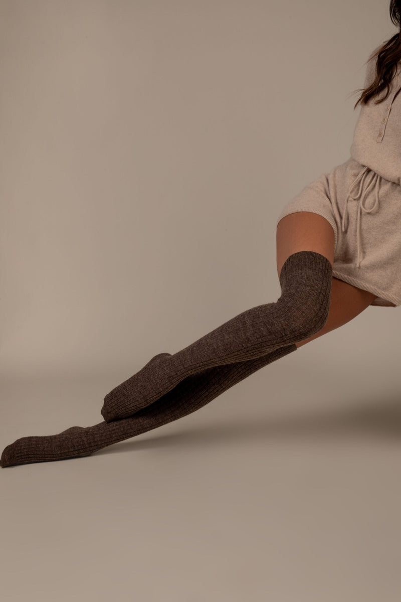 Jambiere Laine Alpaga - Choco