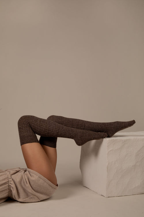 Jambiere Laine Alpaga - Choco