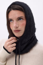 Cagoule – Cachemire Brossé Alta - Noir - Mixte
