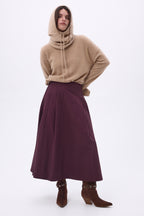 Pasamontañas – Cachemira cepillada Alta - Beige crema - Unisex