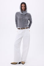 Balaclava – Alta Brushed Cashmere - Light Grey - Unisex
