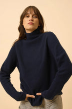 Pull Col Montant - Alyssa - Navy