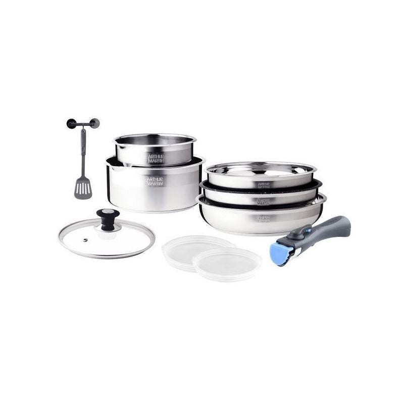 Battery 10 Pieces - Stainless Steel - Stainless Steel