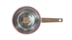 28cm Sauté Pan With Lid + Basket - Forged Aluminum - Ceramic Coating - Pink