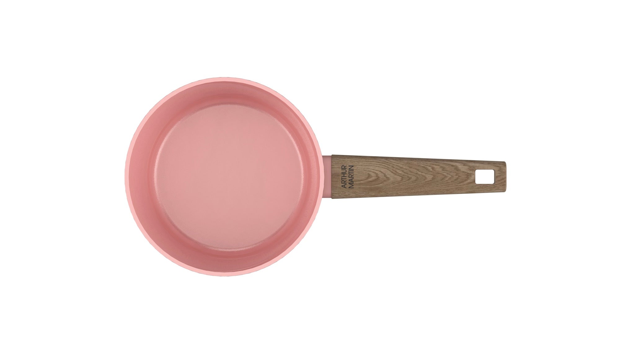 Set of 3 Saucepans 16/18/20cm - Forged Aluminum - Ceramic Coating - Pink