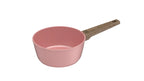 Set of 3 Saucepans 16/18/20cm - Forged Aluminum - Ceramic Coating - Pink