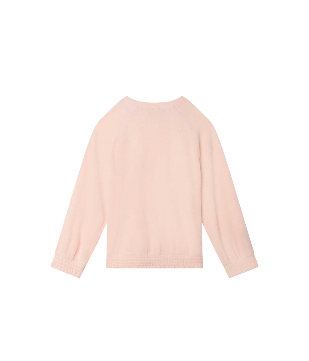 Sudadera rosa escarchado Kd para niños