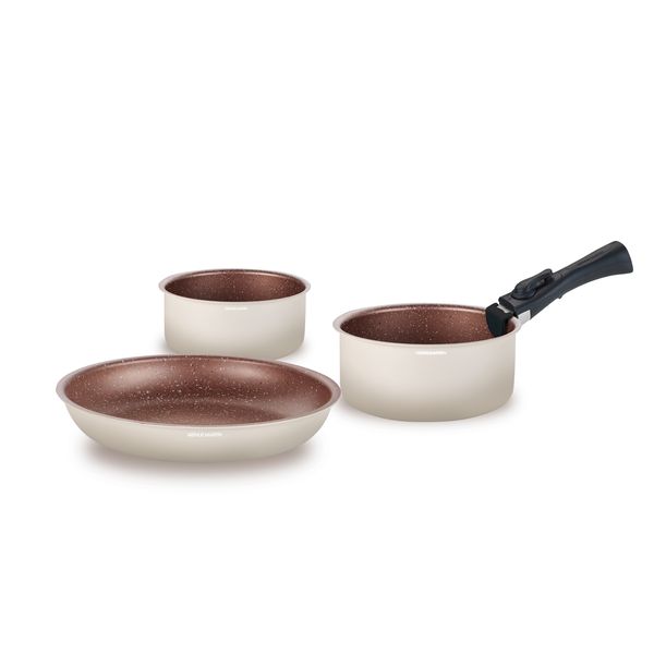 Juego de utensilios de cocina de 18 piezas - Blanco crema