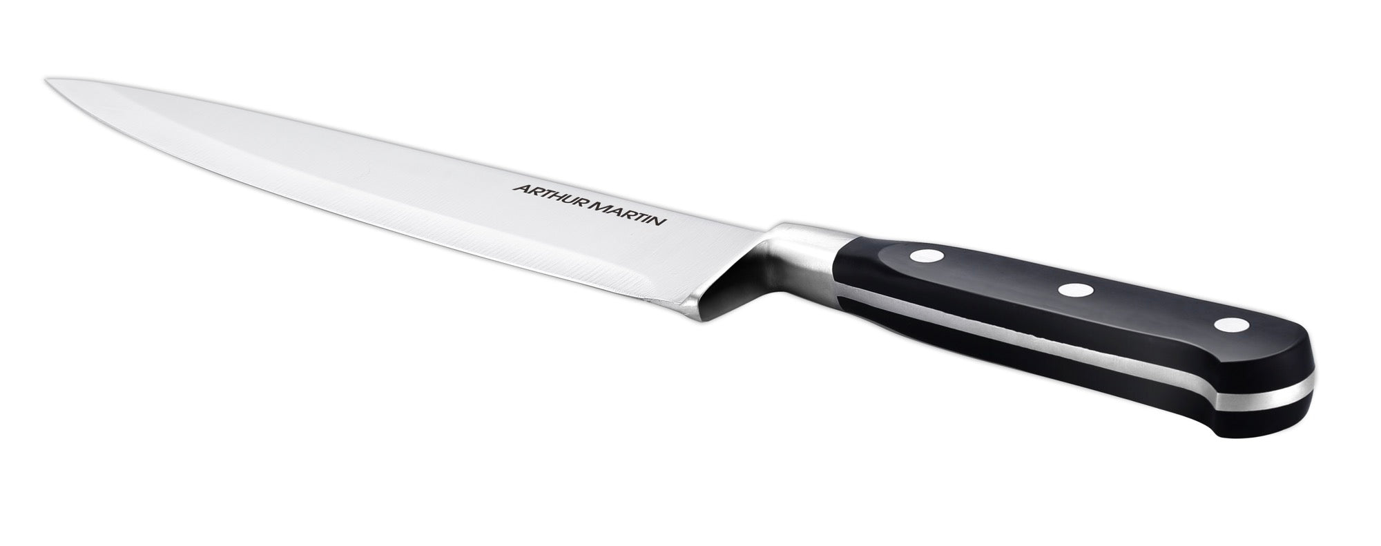 Couteau Du Chef Lame 20 Cm - Manche Noir