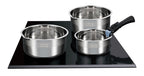 Set 3 Saucepans 16-18-20 Cm And 1 Handle - Stainless Steel