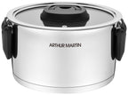 Juego de 3 Ollas 2/4/6L - Asas Abatibles - Acero Inoxidable - Inox