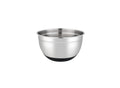 Set Of 3 Salad Bowls With Lid 16-20-24 Cm - Stainless Steel And Black