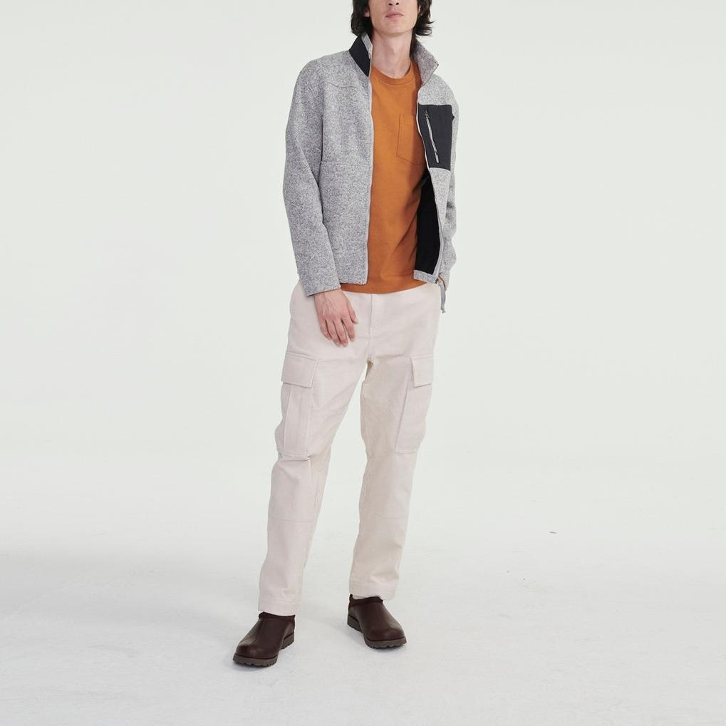 Forro polar con cremallera completa - Heather Grey Cb - Hombres