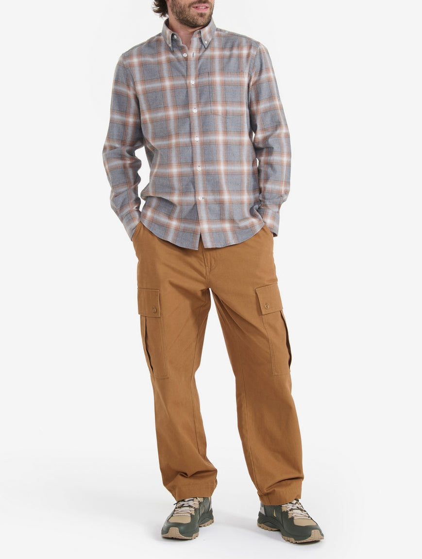 Shirt Shirt Long Sleeves - Light Heather Grey - Homme