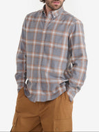 Shirt Shirt Long Sleeves - Light Heather Grey - Homme