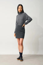 Falda - Amalie - Antracita Jaspeado
