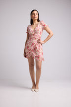 Vestido Corto - Amandine - Rosa