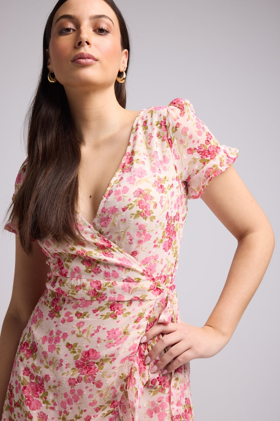 Vestido Corto - Amandine - Rosa