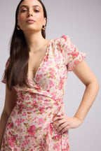 Vestido Corto - Amandine - Rosa