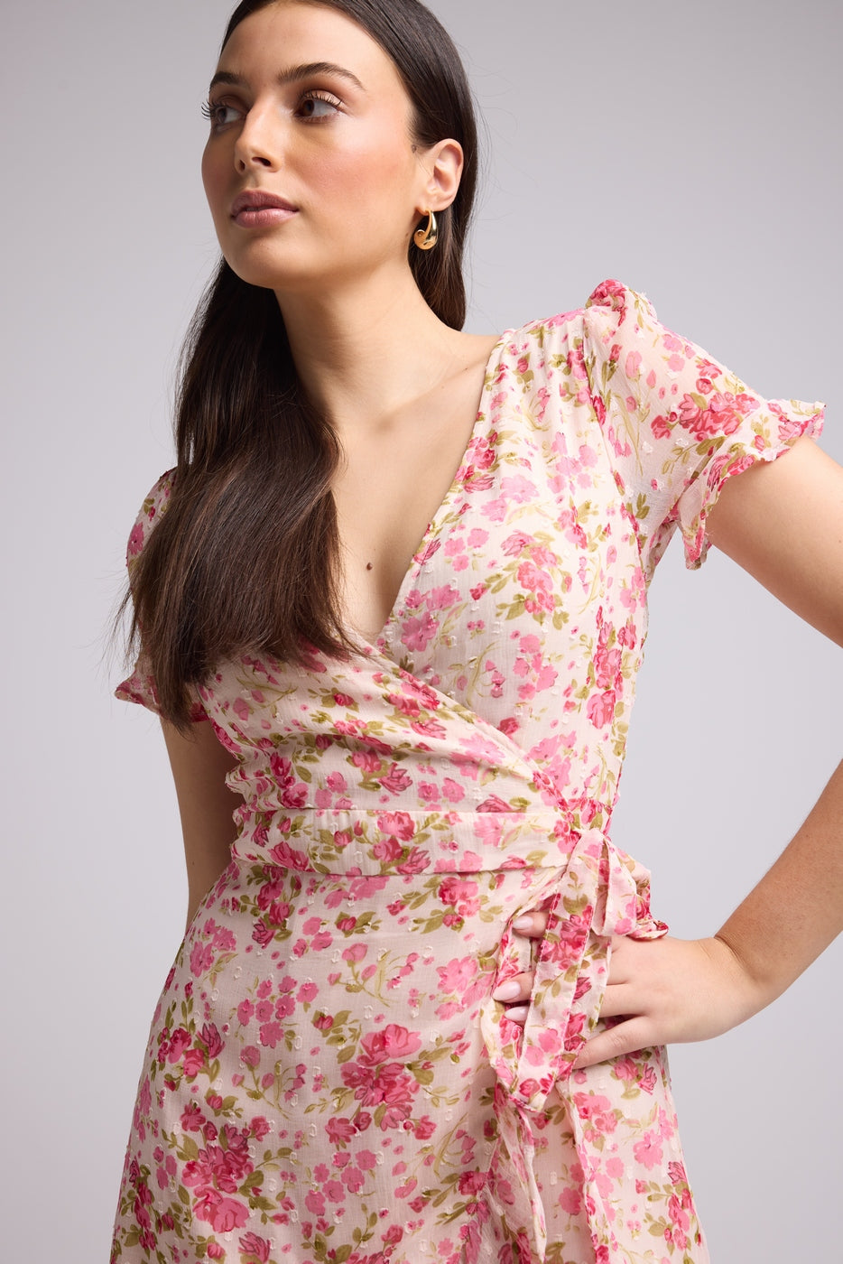 Vestido Corto - Amandine - Rosa