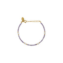 Bracelet Amante Amethyste/Nacre Blanche
