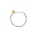 Bracelet Amante Tourmaline Rose/Nacre Blanche