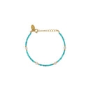 Bracelet Amante Amazonite/Nacre Blanche