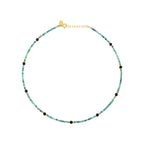 Collar Amante Ágata Verde/Ónix