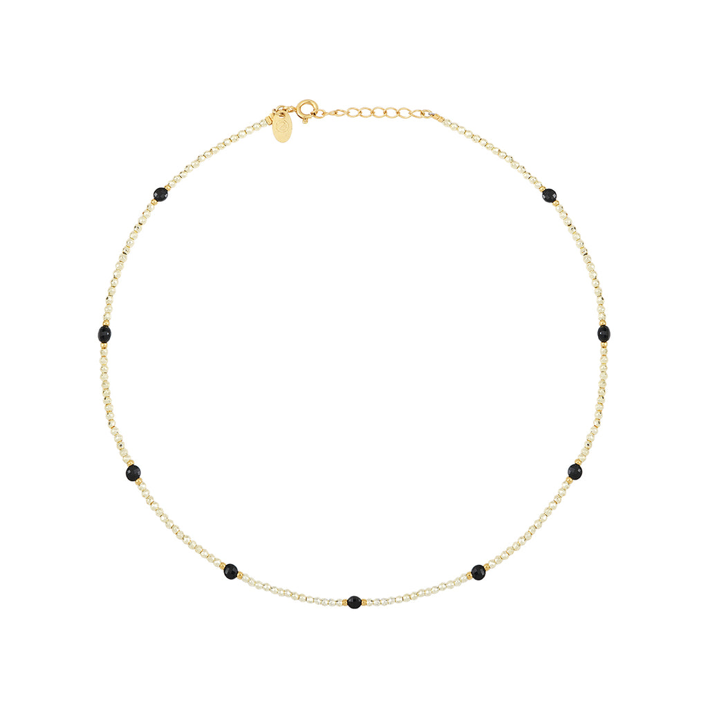 Collier Amante Hemetatite/Onyx