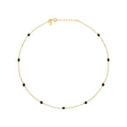 Collier Amante Hemetatite/Onyx