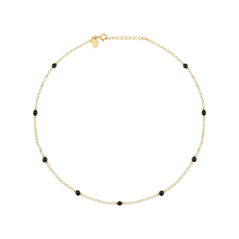 Collier Amante Hemetatite/Onyx