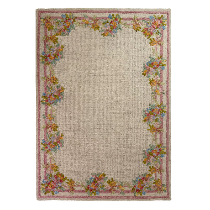 Tapis En Laine Elise Floral