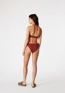 Top de bikini de triángulo Amaretto - Auburn
