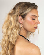 Boucles D'Oreilles Étoile - Rose Orangé
