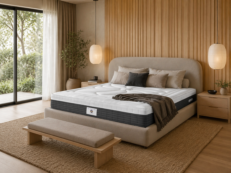Fontainebleau - Matelas - Blanc/Gris