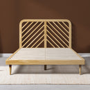 Cama de madera Alba - Acabado pino macizo / roble