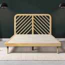 Cama de madera Alba - Acabado pino macizo / roble