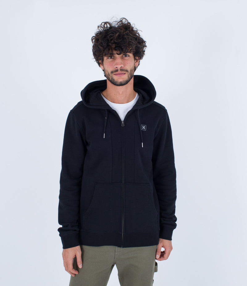Box Zip Sweatshirt - Black - Men