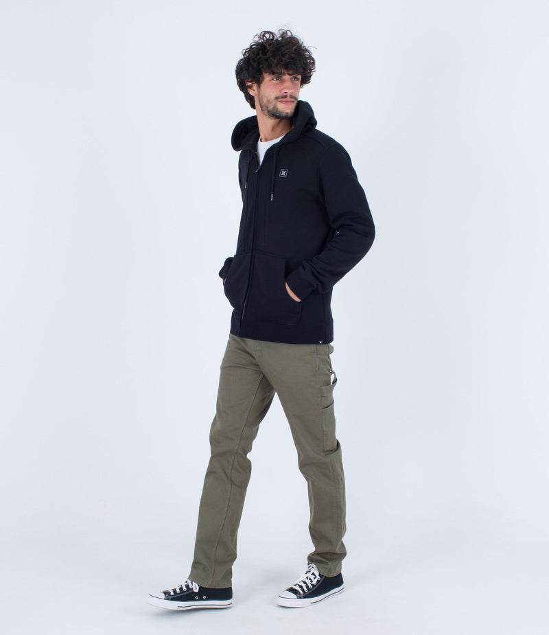 Box Zip Sweatshirt - Black - Men