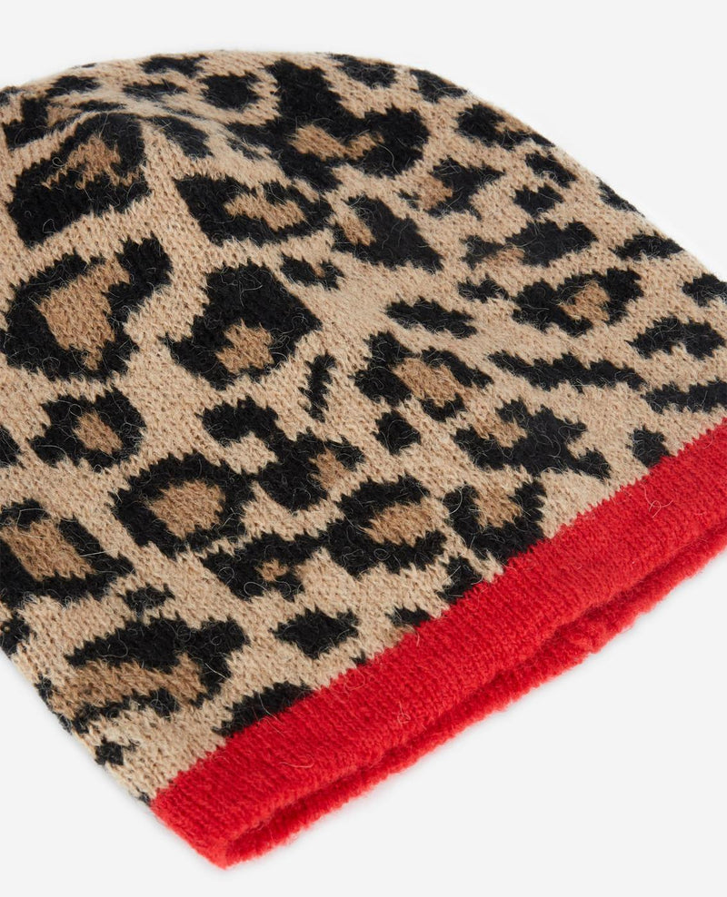 Bonnet Jacquard Leopard - Mixte